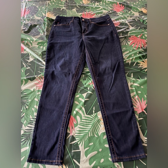 Seven7 Denim - Seven 7 Dark Denim High Rise Skinny Stretch Jeans 16 Women’s